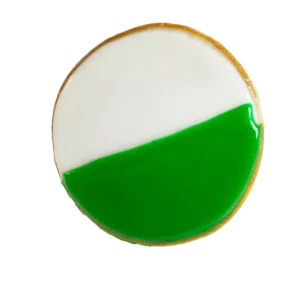 St Patrick’s Green & White Cookie 4 oz (12cs)